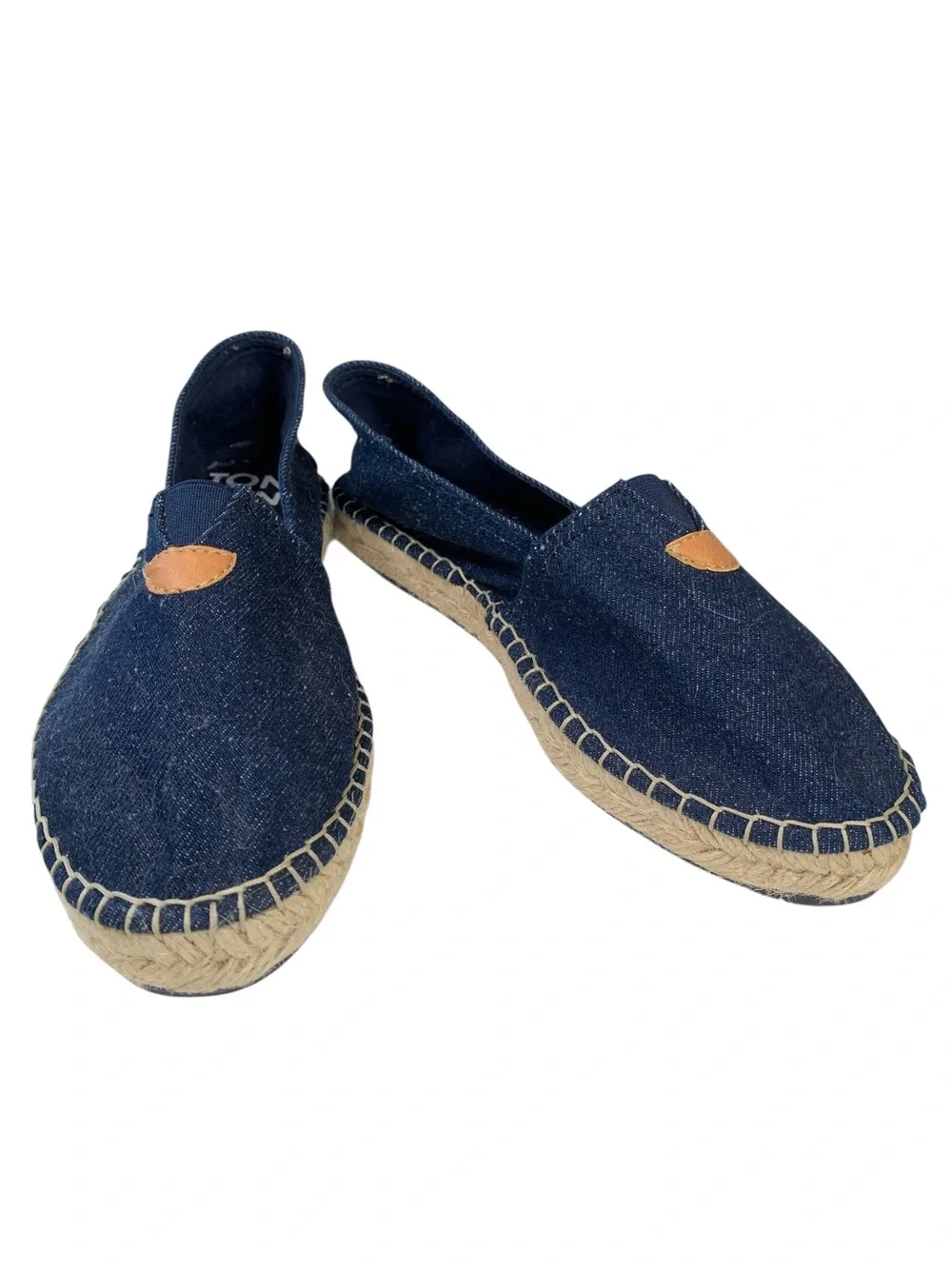 Toni Pons Denim Espadrilles Handstitched Slip On Flats EU 39 US 8